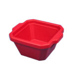 Pojemnik izolacyjny na lód, bez pokrywy - l-0009 - pojemnik-izolacyjny-na-lod-bez-pokrywy - 1-l - czerwony - 200-x-175-x-91-mm