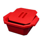 Pojemnik izolacyjny na lód, z pokrywą - l-0018 - pojemnik-izolacyjny-na-lod-z-pokrywa - 25-l-2 - czarny - 330-x-280-x-122-mm