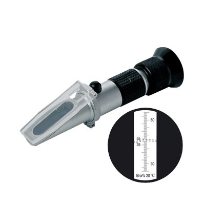 Refraktometr ręczny do skoncentrowanych soków owocowych, 28-62% Brix