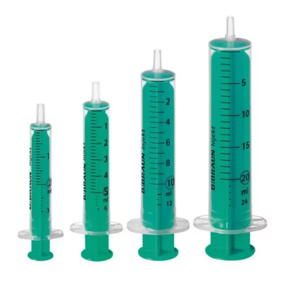 Strzykawki jednorazowe sterylne - zielone