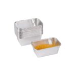 Szalki aluminiowe - prostokątne - 2-1607 - szalki-aluminiowe - 160-ml - 100-x-64-x-38-mm - 73-x-37-mm - 100-szt