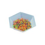 Sześciokątne naczynka wagowe jednorazowego użytku - 1-1367 - szesciokatne-naczynka-wagowe-jednorazowego-uzytku - 160-ml - 120-x-22-mm - 500-szt