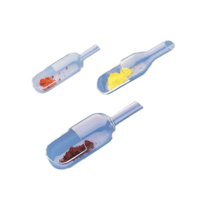 Szklane szufelki wagowe - zaokrąglone