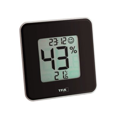 Termohigrometr z zegarem TFA