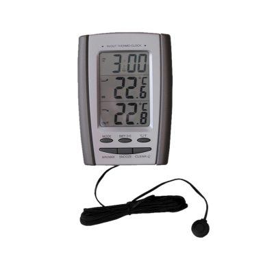 Termometr cyfrowy do pomiaru temperatury wewnątrz i na zewnątrz, zakres -50°C do +70°C