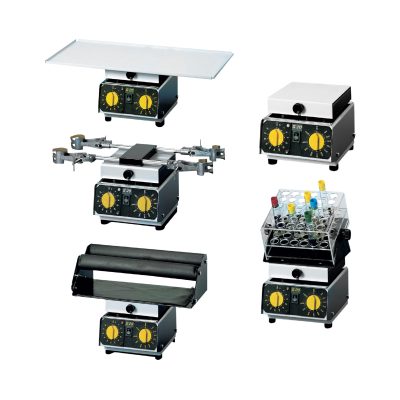 Uniwersalna wytrząsarka z różnymi nasadkami