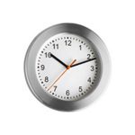 Zegar ścienny z mechanizmem kwarcowym - 2-4575 - zegar-scienny-z-aluminiowa-obudowa - 200-mm