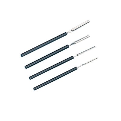 Zestaw zakrzywionych łopatek do proszku - 4-częściowy