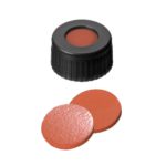 Nakrętki gwintowane ND9, krótki gwint, z septą - 7-0692 - nakretki-gwintowane-nd9-krotki-gwint - kauczuk-naturalny-czerwono-pomaranczowytef-przezroczysty - czarny - 60-shore-a - 100-szt