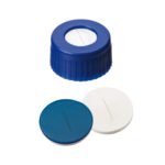 Nakrętki gwintowane ND9, krótki gwint, z septą - 7-0699 - nakretki-gwintowane-nd9-krotki-gwint - silikon-bialyptfe-niebieski-z-nacieciem - niebieski - 55-shore-a - 100-szt