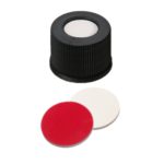 Nakrętki gwintowane ND13 z septą - 7-0772 - nakretki-z-otworem - silikon-kremowy-ptfe-czerwony - 55-shore-a - 100-szt