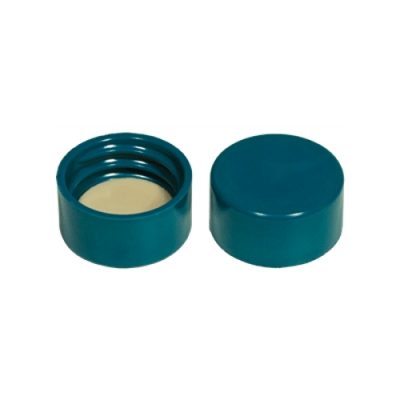 Nakrętki z septą biały F217-beżowy PTFE 20-400