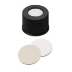 Zakrętki gwintowane ND10 z septą - 7-0730 - zakretki-gwintowane-nd10-z-otworem-z-septa - silikon-bialyptfe-bezowy - 15-mm - 45-shore-a - 100-szt