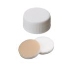 Nakrętki gwintowane ND24 z septą - 7-0862 - nakretki-zamkniete - silikon-naturalnyptfe-bezowy - 45-shore-a - 100-szt