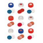 Zamknięcia typu Push-On z pierścieniem zatrzaskowym ND11 z polietylenu - 7-0754 - zamkniecia-typu-push-on-z-pierscieniem-zatrzaskowym-nd11-z-polietylenu - czerwona-guma-red-rubberptfe-bezowy - niebieski - 45-shore-a - 100-szt