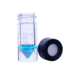 Fiolki NextGen™ V Vials® z zakrętką z otworem i ze skalą - g-9025 - fiolki-nextgen-v-vials - bezbarwne - 30-ml-2 - 20-x-50-mm - ptfe-silkon - 20-400 - 12-szt