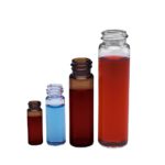 Fiolki Wheaton ze szkła przeźroczystego lub brązowego, z gwintem - 9-0155 - fiolki-wheaton - bez-zakretek - bezbarwne - 16-ml - 21-x-70-mm - 18-400 - 200-szt