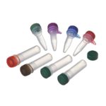 Probówki stożkowe, sterylne z nakrętką gwintową, poj. 0,5 ml, z haczykiem łączącym - a-710736 - probowki-stozkowe-sterylne-z-haczykiem-laczacym - 05-ml - bezbarwne - 2-worki-po-250-szt-500-szt