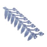 Probówki w paskach - 8-stanowiskowe, High Profile - połączone z indywidualnymi zatyczkami Domed Optical Caps- poj. 0,2 ml - a-712120 - probowki-w-paskach-02-ml-8-stanowiskowe-high-profile - bezbarwne - w-worku-120-paskow