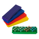 Zestaw statywów 80-miejscowych Top-Rack - b-0350 - zestaw-statywow-top-rack - niebieski-zielony-fioletowy-czerwony-zolty - 5-szt