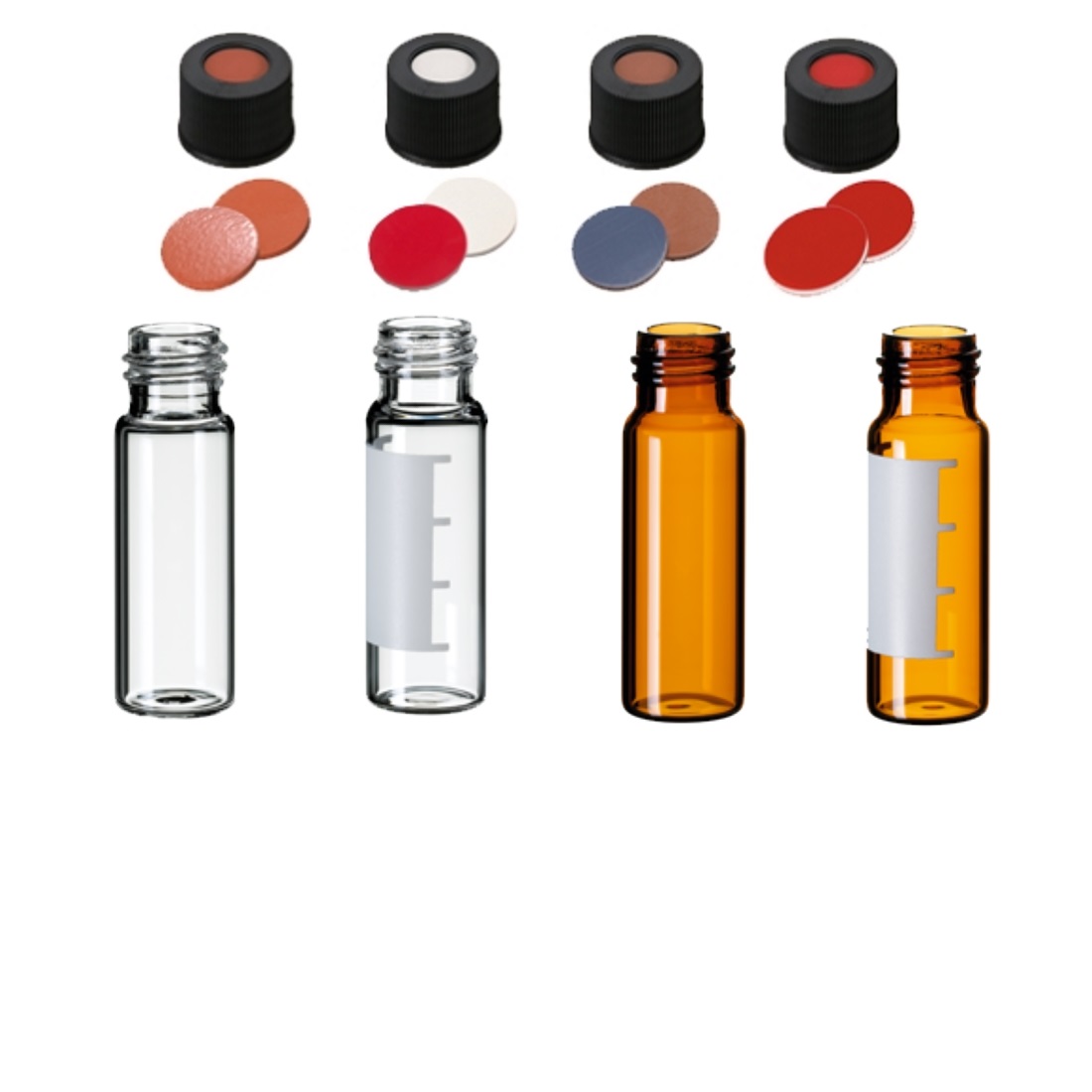 Fiolki i zamknięcia