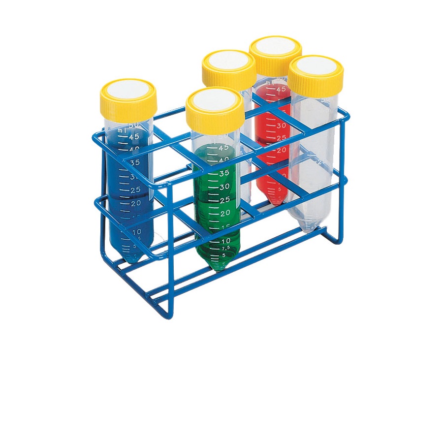 Statywy na probówki, fiolki, kuwety