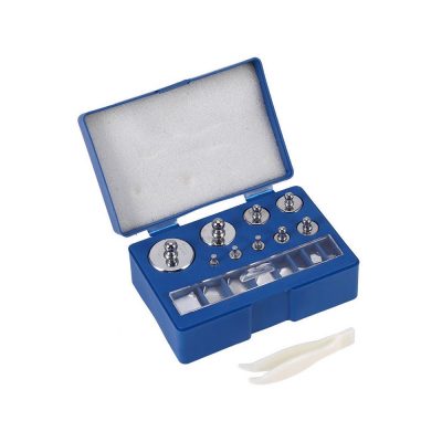 Zestaw odważników w plastikowym etui - 17 częściowy - 1