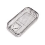 Kosze ze stali szlachetnej do sterylizacji - zamykane - b-0972 - kosz-ze-stali-szlachetnej-do-sterylizacji - z-pokrywka-z-uchwytem - 130-mm - 250-mm - 60-mm