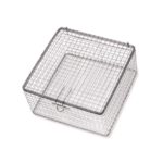 Kosze ze stali szlachetnej do sterylizacji - zamykane - b-0971 - kosz-ze-stali-szlachetnej-do-sterylizacji - z-zamykana-pokrywka - 180-mm - 180-mm - 90-mm