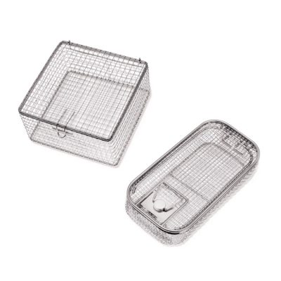 Kosze ze stali szlachetnej do sterylizacji - zamykane