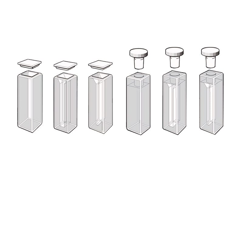 Kuwety spektrofotometryczne szklane i kwarcowe