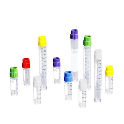 Krioprobówki z PP z zakrętką z gwintem zewnętrznym - sterylne - 1