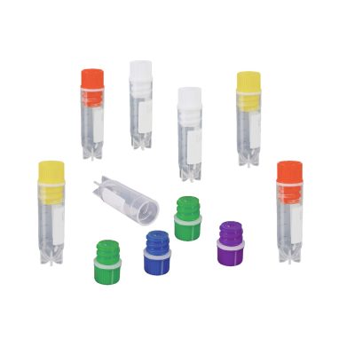 Krioprobówki z zakrętką z gwintem wewnętrznym i uszczelką - sterylne - 1