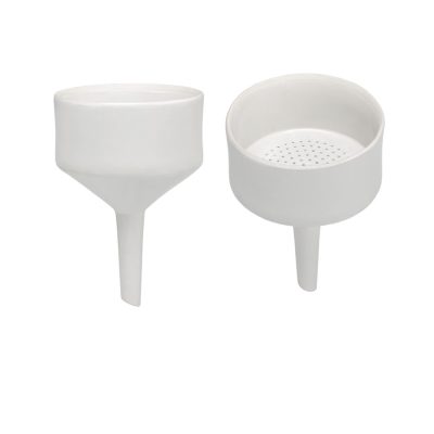 Lejki Büchnera szklane i porcelanowe