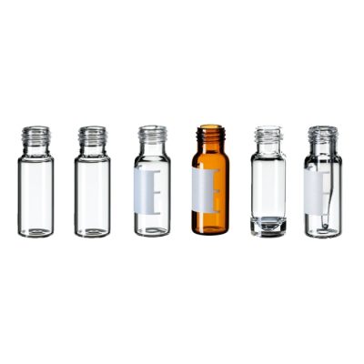 Fiolki szklane z gwintem krótkim ND9