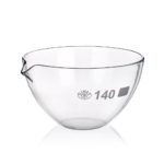 Parownice szklane z płaskim dnem - z wylewem - s-1850 - parownica-plaskodenna-z-wylewem - 10-ml - 40-mm - 18-mm