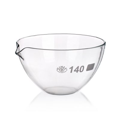 Parownice szklane z płaskim dnem - z wylewem - 1