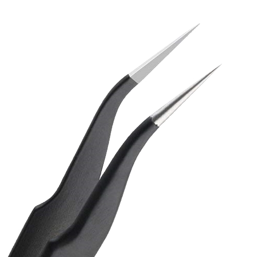 Zestaw 10 pincet antystatycznych w etui - 7 Zestaw 10 pincet antystatycznych w etui - 7