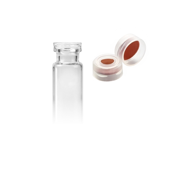 Fiolki z zatyczkami - kołnierz ND11