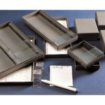 Pojemnik z PS na 100 szkiełek - 278 - kasetka-na-szkielka-podstawowe-100-szkielek - ps - 180-x-230-x-35-mm - 100-miejsc