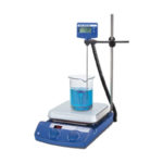 Mieszadło magnetyczne IKA C-MAG HS 7 - zestaw - k-1027 - mieszadlo-magnetyczne-c-mag-hs-7-ikamag - termometr-ets-d5-kolumna-statywu-zerdz-z-mocowaniem-lacznik-krzyzowy - 100-1500-obr-min - 0009015900