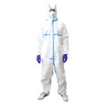 Kombinezony ochronne jednorazowego użytku - zgodne z normą EN 14126 - 2-0720 - kombinezon-ochronny-przed-czynnikami-zakaznymi-jednorazowy - s - 1-szt