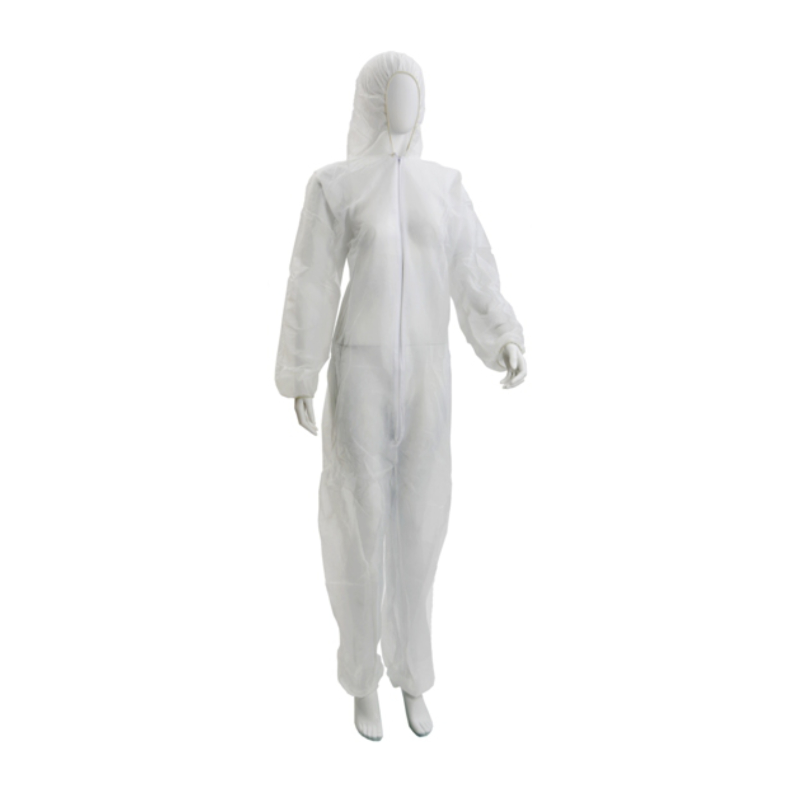 Kombinezony jednorazowe z polipropylenu - z kapturem-02 Kombinezony jednorazowe z polipropylenu - z kapturem-02
