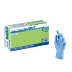 Rękawice nitrylowe Semperguard® Nitrile Comfort - bezpudrowe - b-3842 - rekawice-nitrylowe-semperguard-nitrile-comfort - bezpudrowe - teksturowane-palce - niebieskie - s - 100-szt