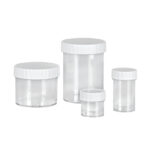 Pojemniki do przechowywania próbek - b-2461 - pojemniki-z-biala-zakretka - ps - 15-ml - 35-x-33-mm - 1000-szt