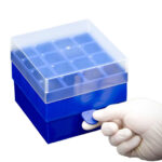 Pudełka z PP do zamrażania - a-730145 - pudelka-z-pp-do-zamrazania - 4-x-4 - 50-ml - niebieski - 2-szt