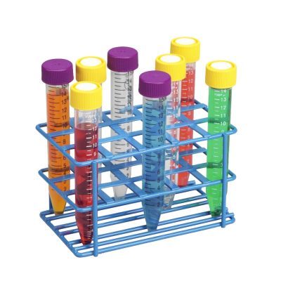 Statyw druciany 15-stanowiskowy - na probówki o poj. 15 ml