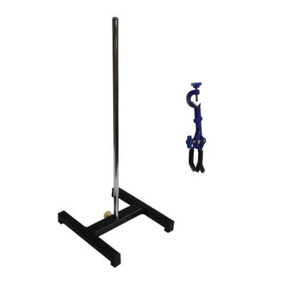 Statyw laboratoryjny z podstawą w kształcie litery H