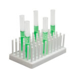 Statywy na probówki lub do suszenia - 6-2352 - statyw-na-probowki-lub-do-osuszania - 18-x-10-x-67-cm - 5-x-10 - o-sr-14-17-mm - 50-miejsc