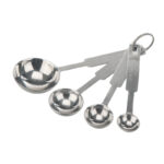 Zestaw łyżek pomiarowych ze stali szlachetnej - n-2524 - zestaw-lyzek-pomiarowych - stal-szlachetna - zestaw-4-szt